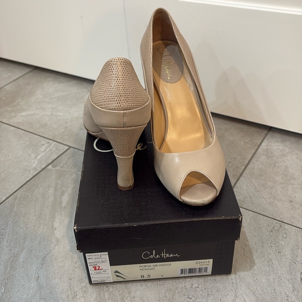 cole haan wedges